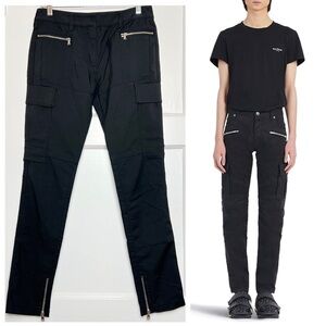 3.1 PHILLIP LIM Ankle Zip Slim Fit Utility Cargo Pocket Mid Rise Punk Emo Pant 2